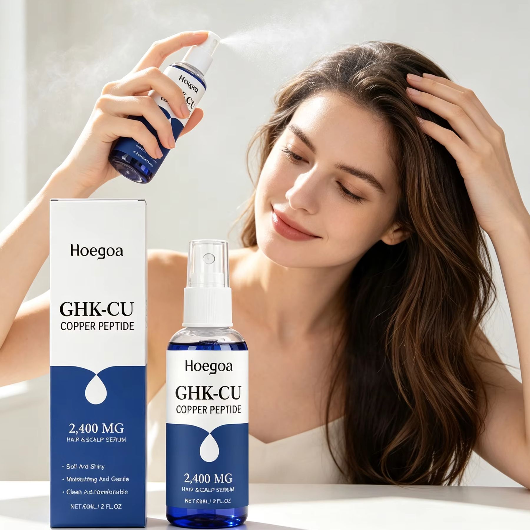 Peptide Complex Serum - Спрей для роста волос Hoegoa GHK-CU