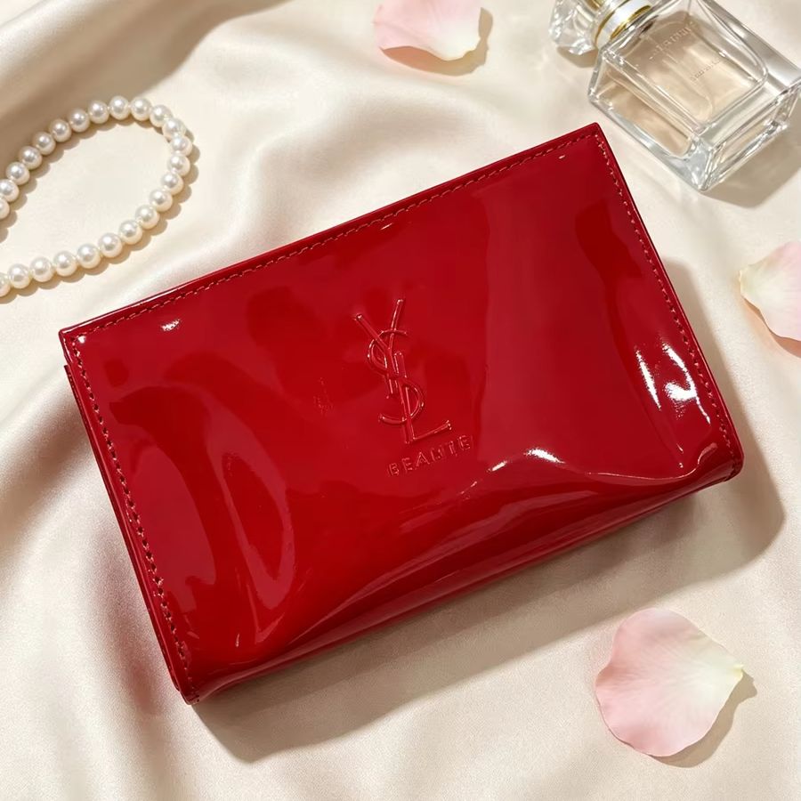 Косметичка YSL из красной лаки – обзор и цена Luxury Skincare And Makeup Brands