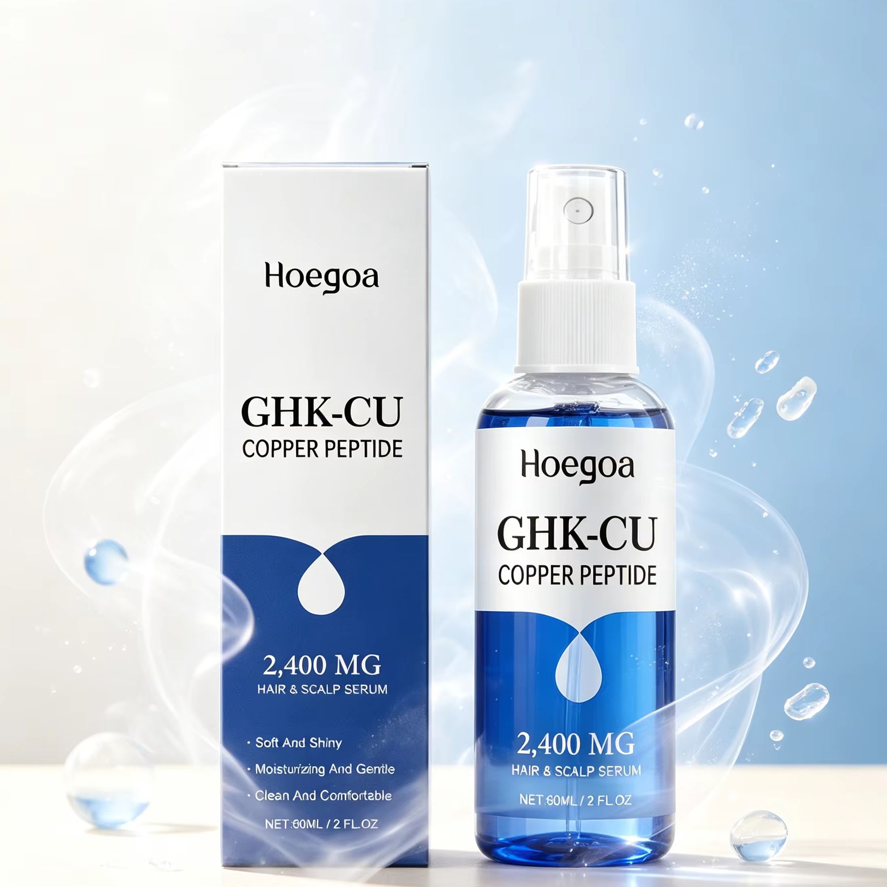 Спрей для роста волос Hoegoa G – обзор и цена Peptide Complex Serum