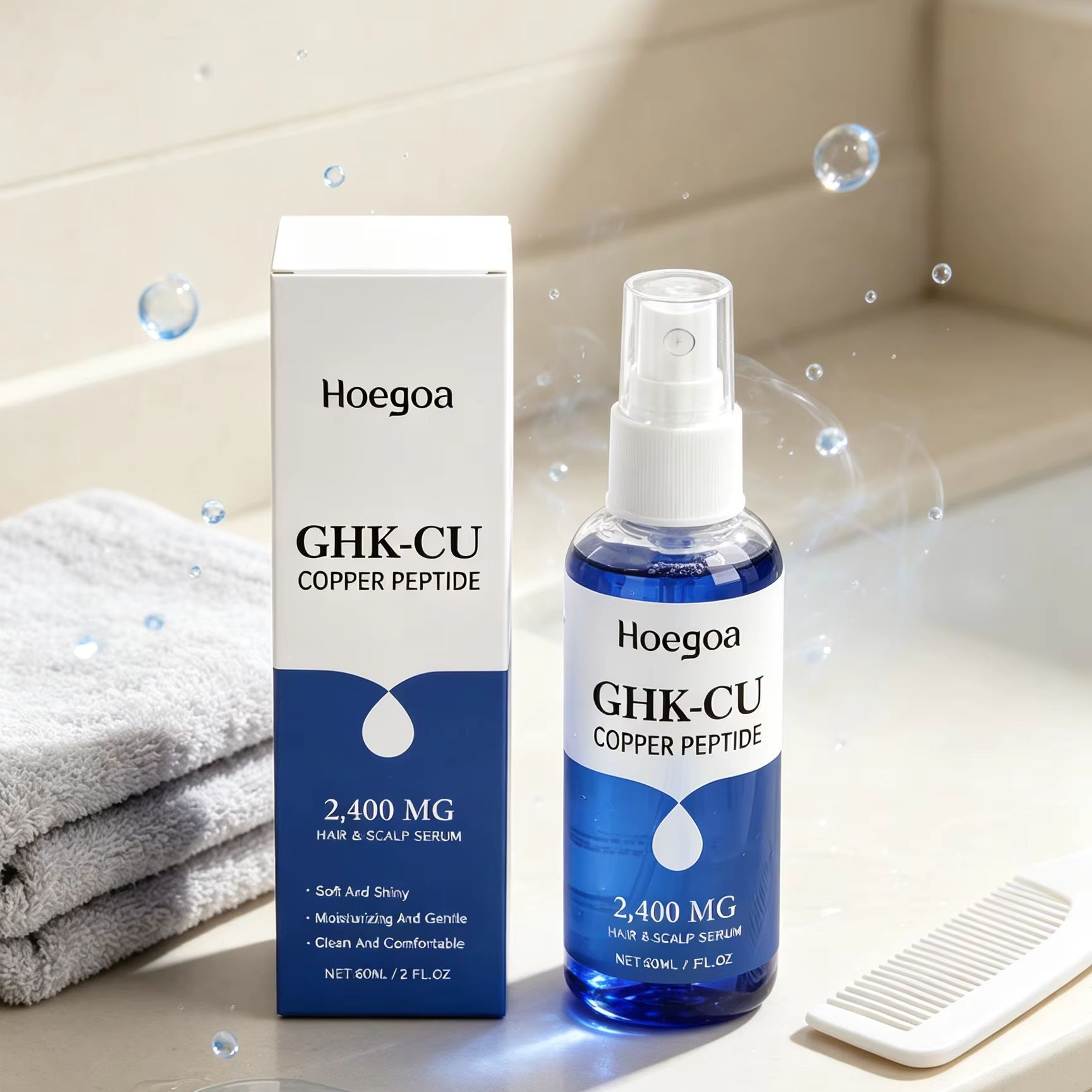 Спрей для роста волос Hoegoa G – обзор и цена Peptide Complex Serum